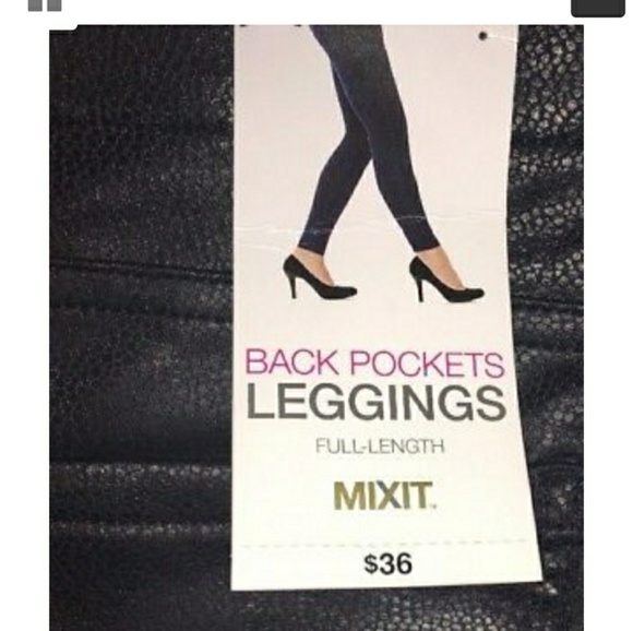 Jc Penney Mixit Back Pocket leggings - Picture 4 of 7